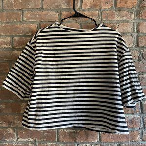 Uniqlo Striped Boxy Shirt